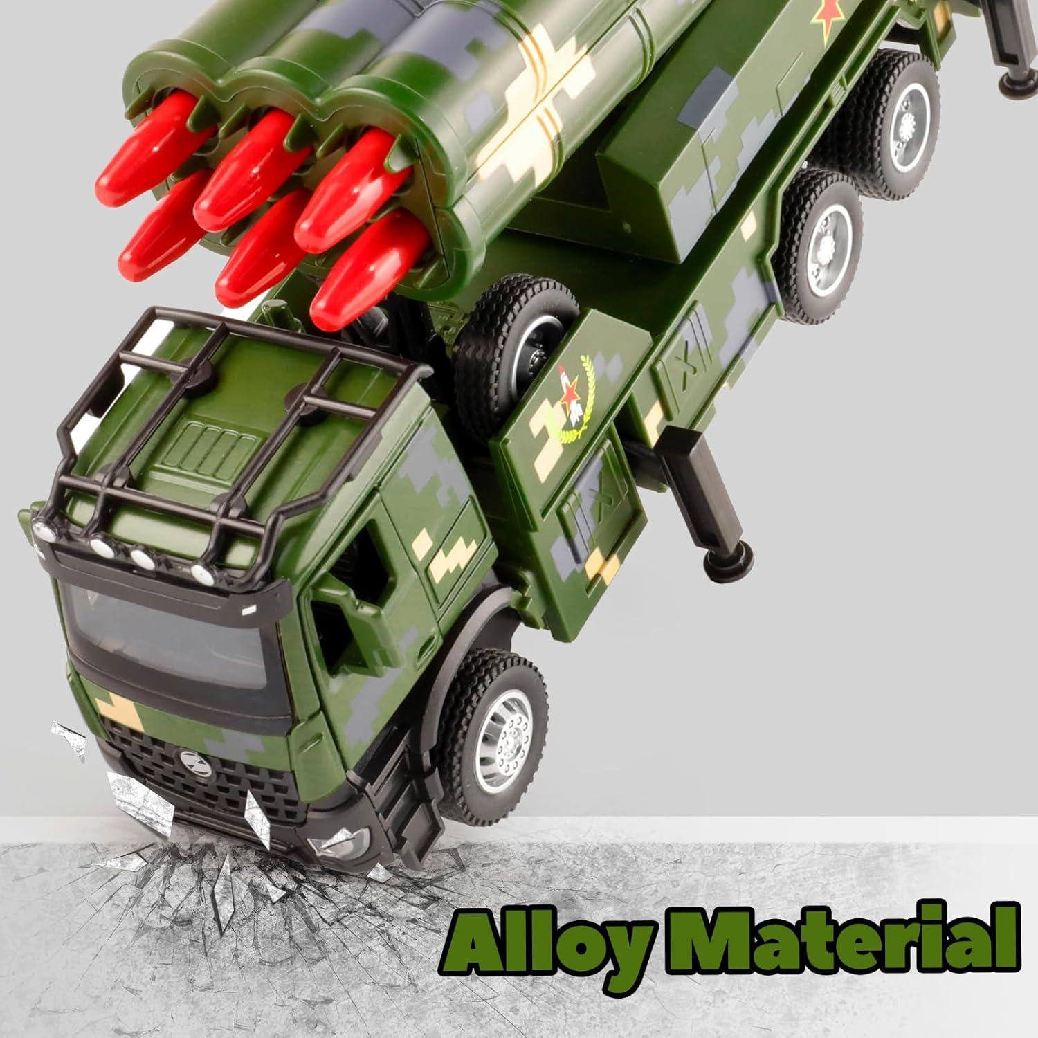 Camión Militar con 6 Misiles YC Toys - Luz y Sonido