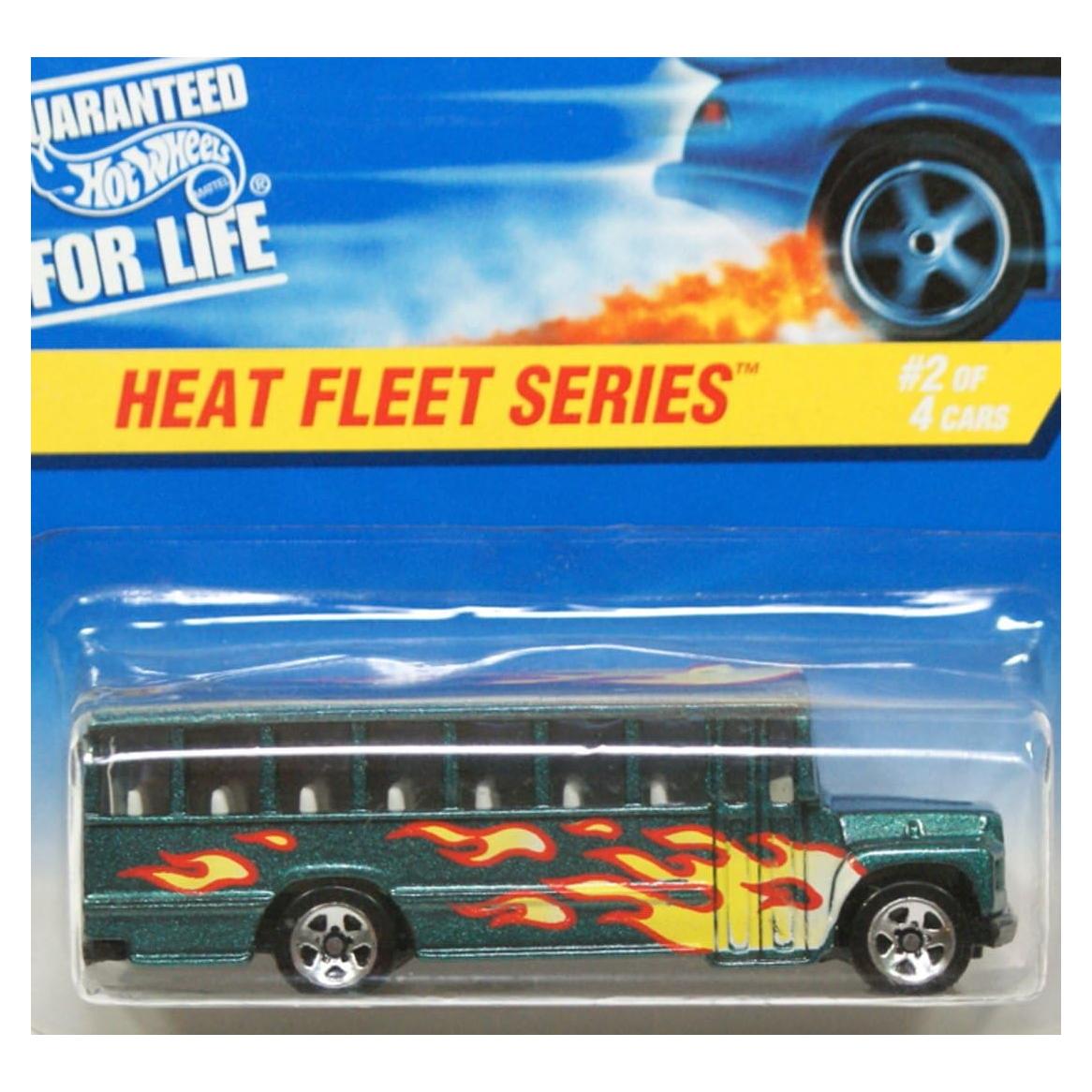 Autobús Escolar Hot Wheels 1997 Heat Fleet #538 45g
