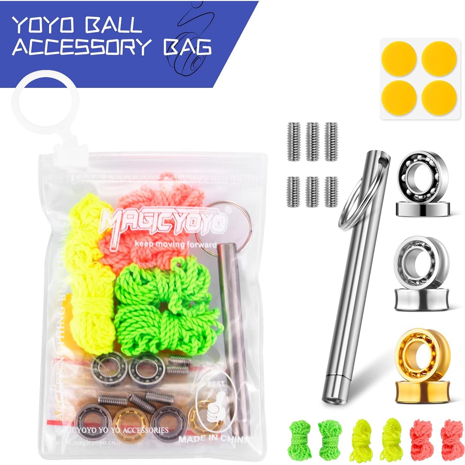 Paquete Completo de Yoyo MAGICYOYO con Rodamientos y Cuerdas