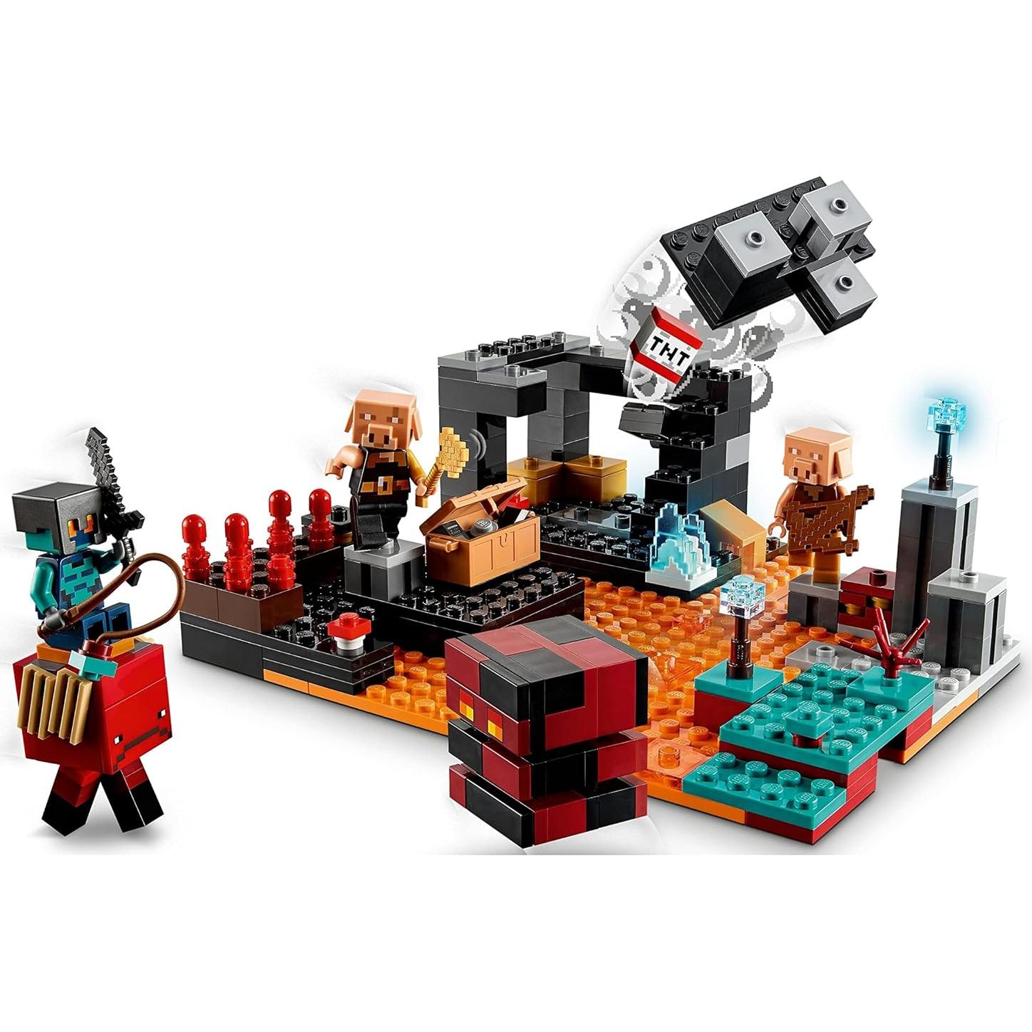 LEGO Minecraft Bastión del Nether 21185 - Juguete de Batalla