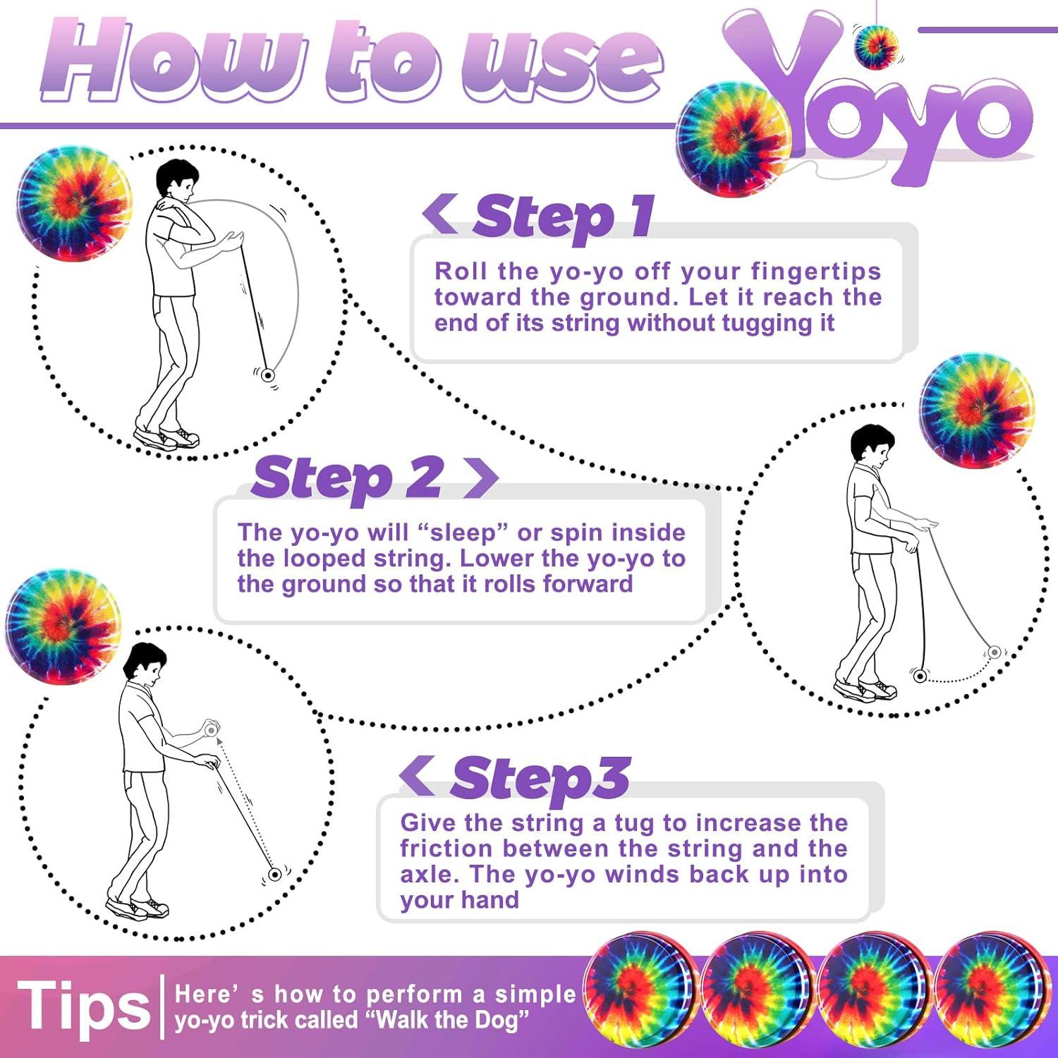 32 Yo Yos de Metal Arcoíris Sosation - Juguetes para Fiestas