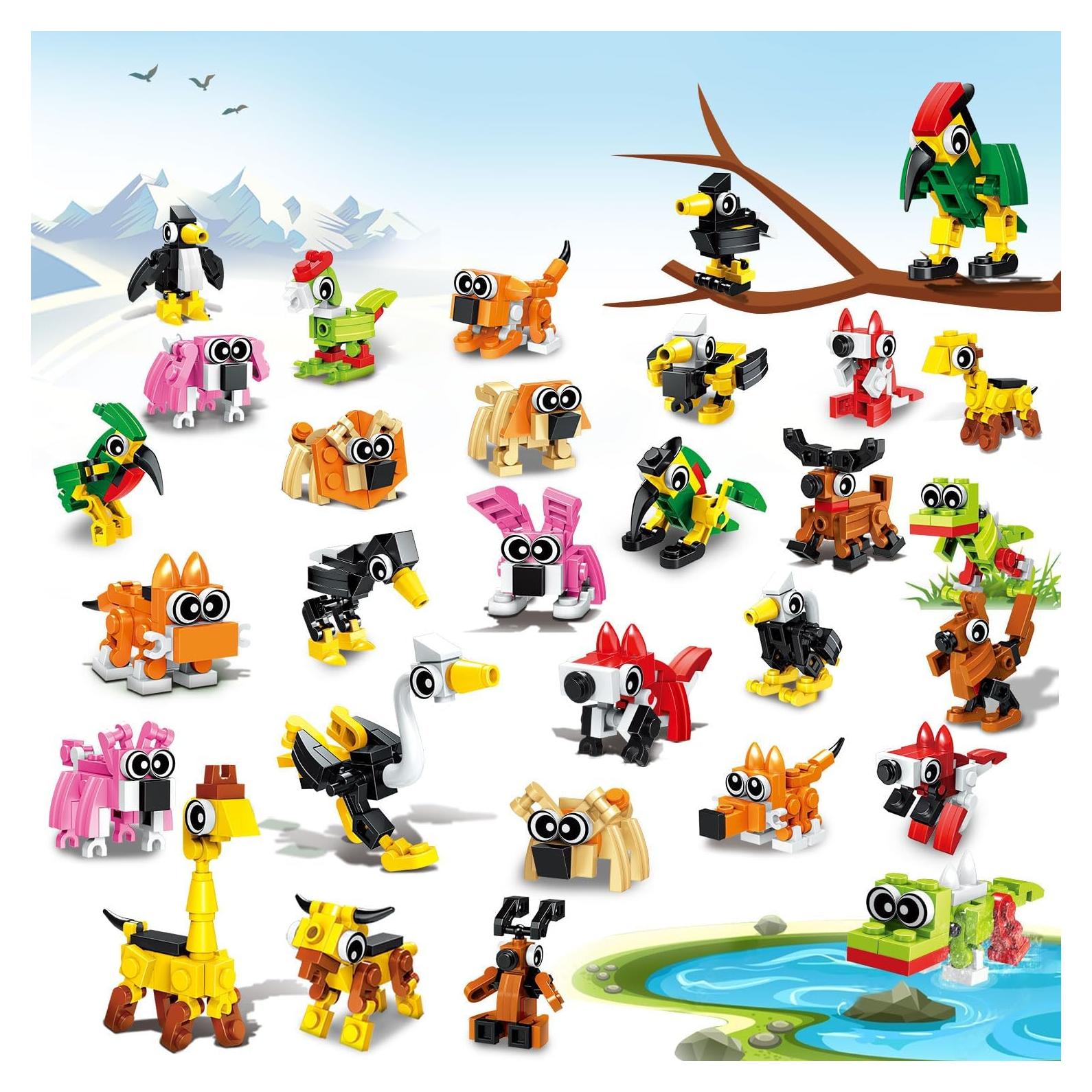 Paquete de 20 Juguetes de Bloques de Construcción TWERF