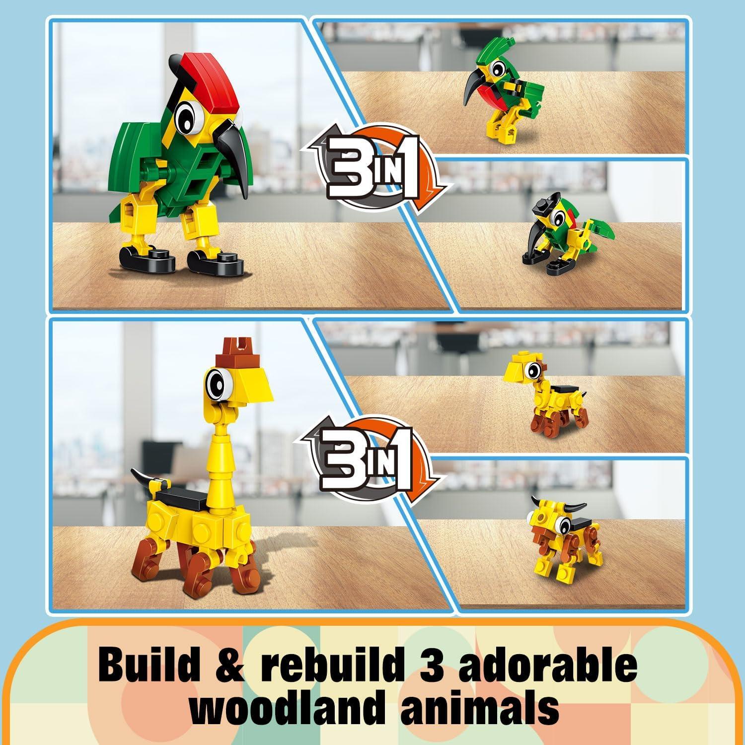 Paquete de 20 Juguetes de Bloques de Construcción TWERF