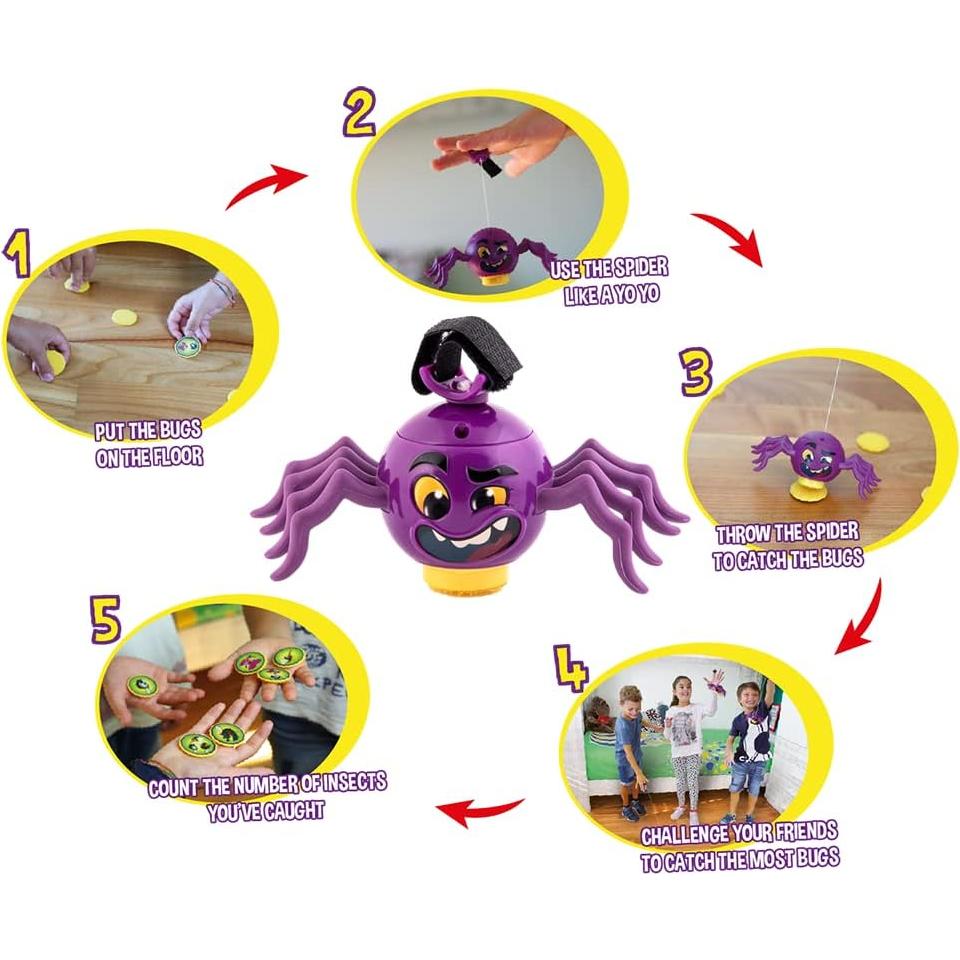 Juego de Memoria Spider Yo Memento - Atrapa Insectos 4+