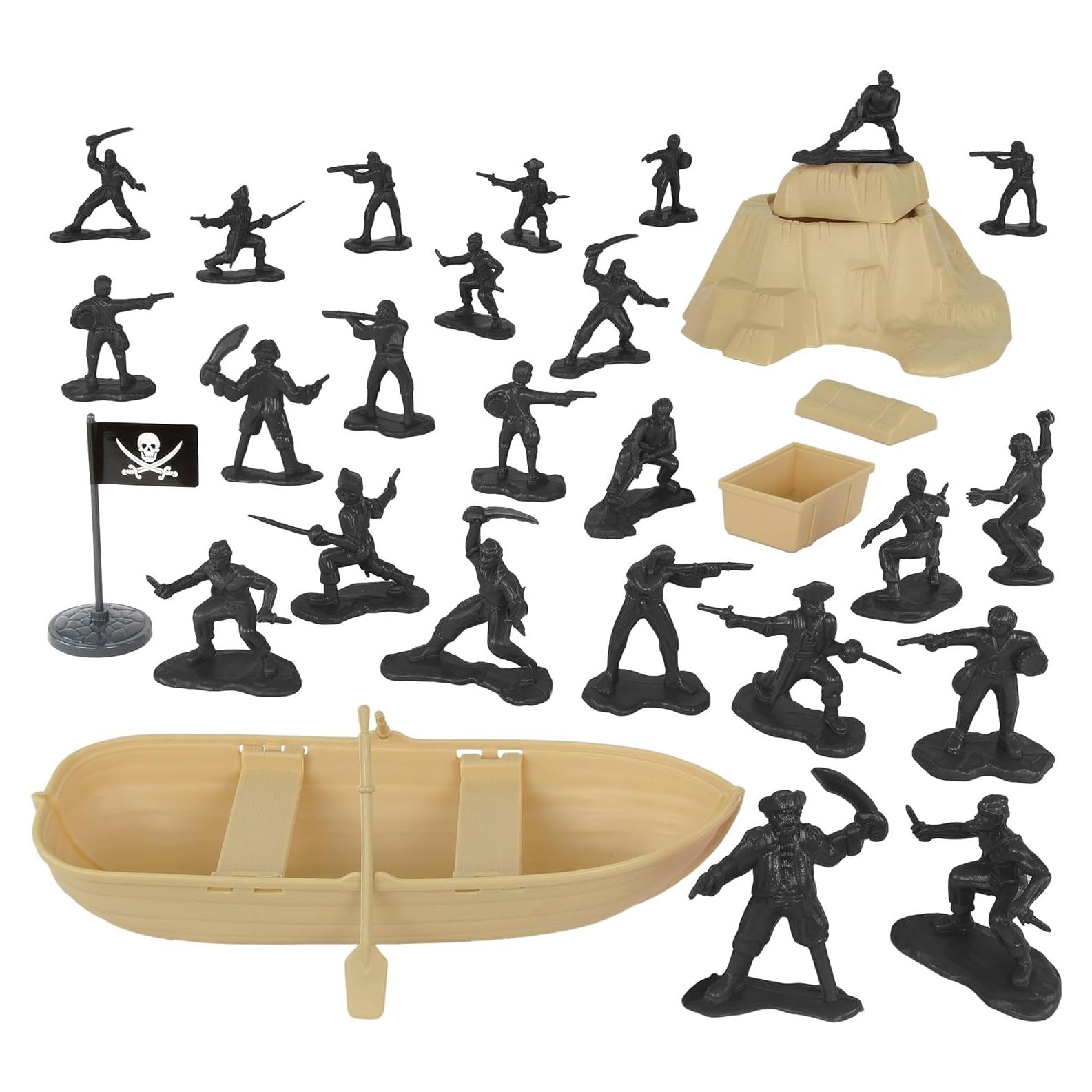 Conjunto de Piratas Tim Mee - 28 Figuras y Accesorios