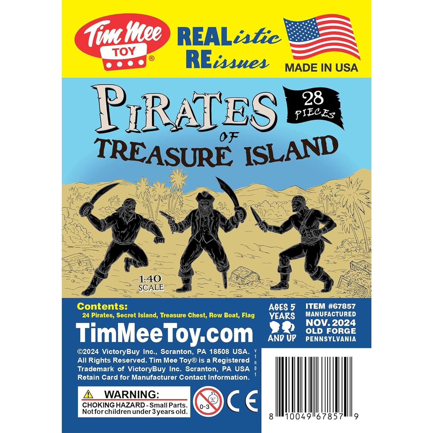 Conjunto de Piratas Tim Mee - 28 Figuras y Accesorios