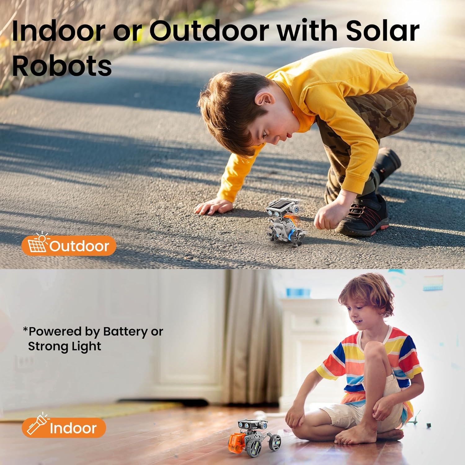 Kit de Robot Solar Sillbird 15-en-1 para Niños 8-13 Años
