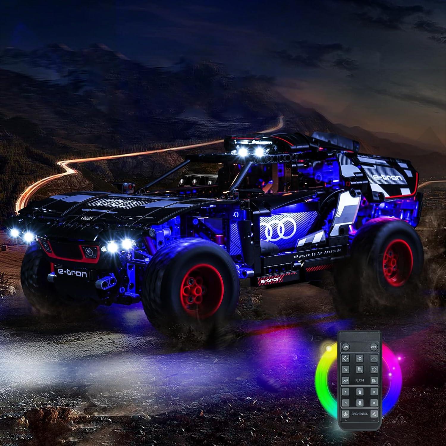 Kit de Iluminación LED BrickBling para LEGO Technic Audi RS Q e-tron 42160