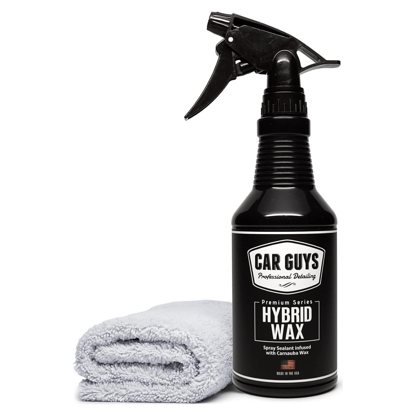 Cera en Aerosol Híbrida CAR GUYS 18 Oz - Brillo y Protección UV