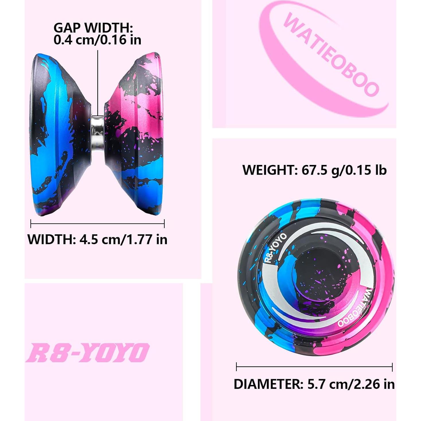 Yoyo WATIEOBOO R8 Profesional Doble Función con Accesorios