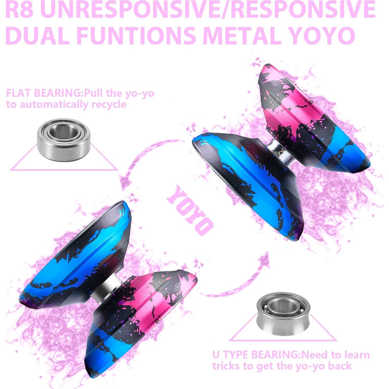 Yoyo WATIEOBOO R8 Profesional Doble Función con Accesorios