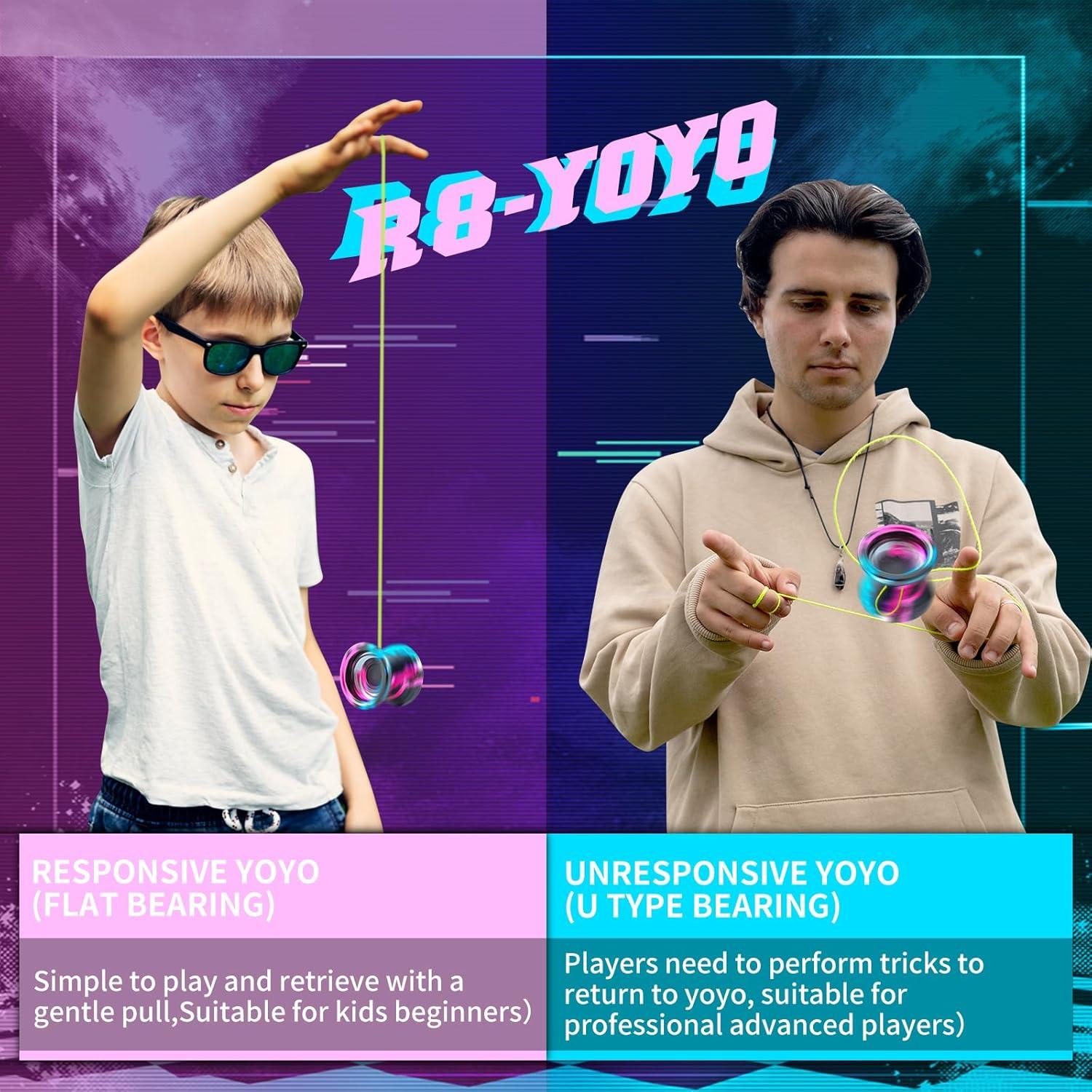 Yoyo WATIEOBOO R8 Profesional Doble Función con Accesorios