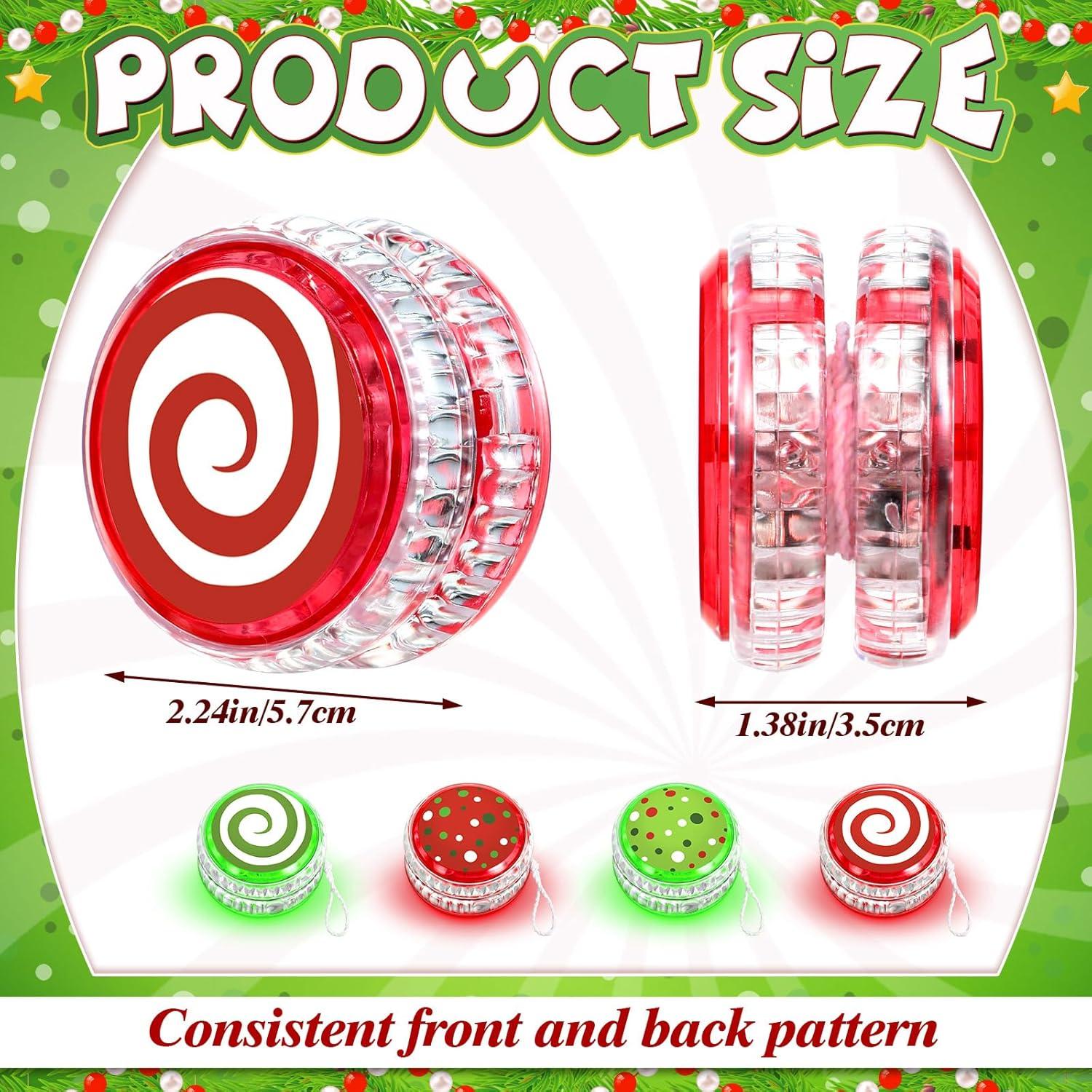 Yoyo LED Woanger 24 Pcs Multicolor para Adultos y Niños