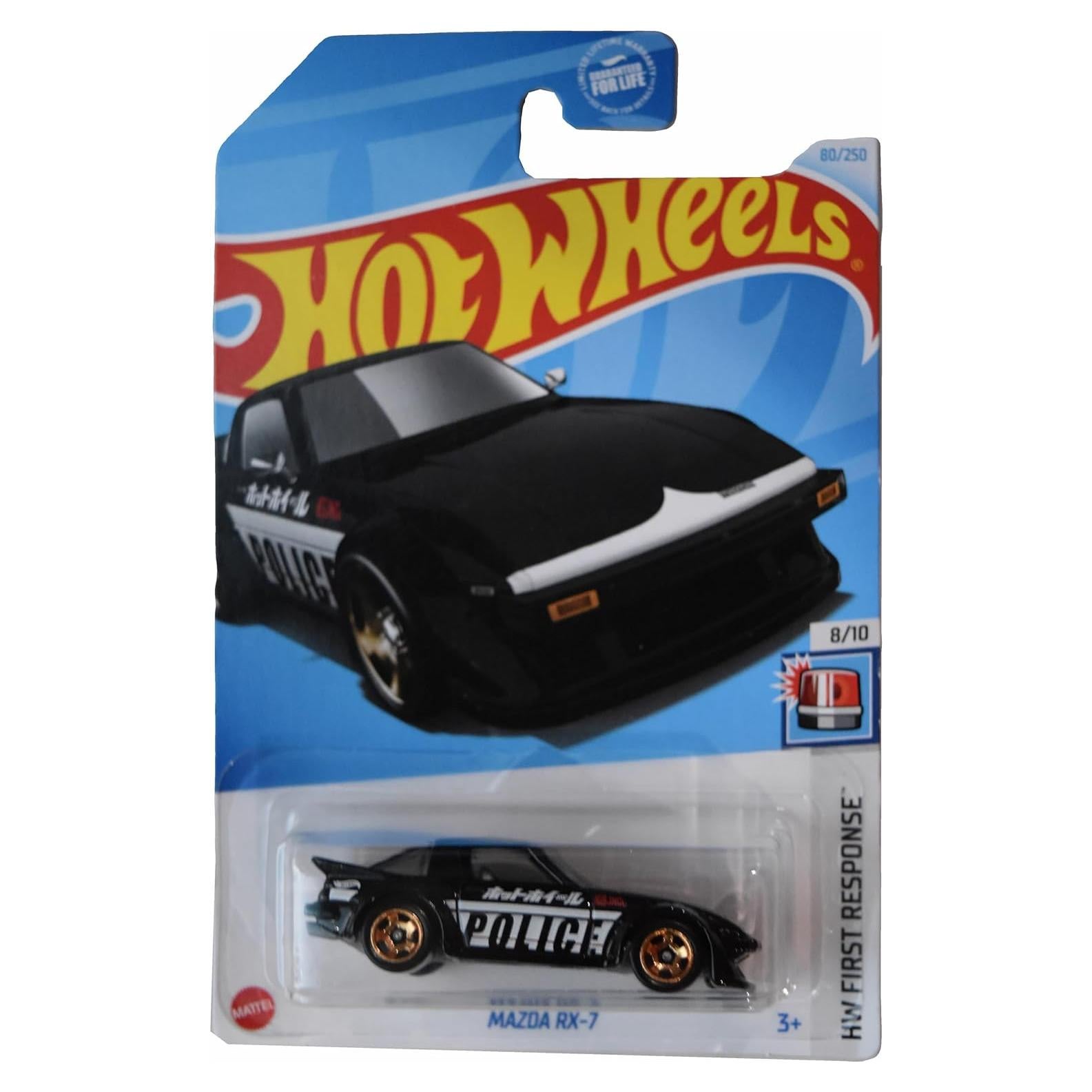 Hot Wheels Mazda RX-7 Escala 1:64 Negro 80/250