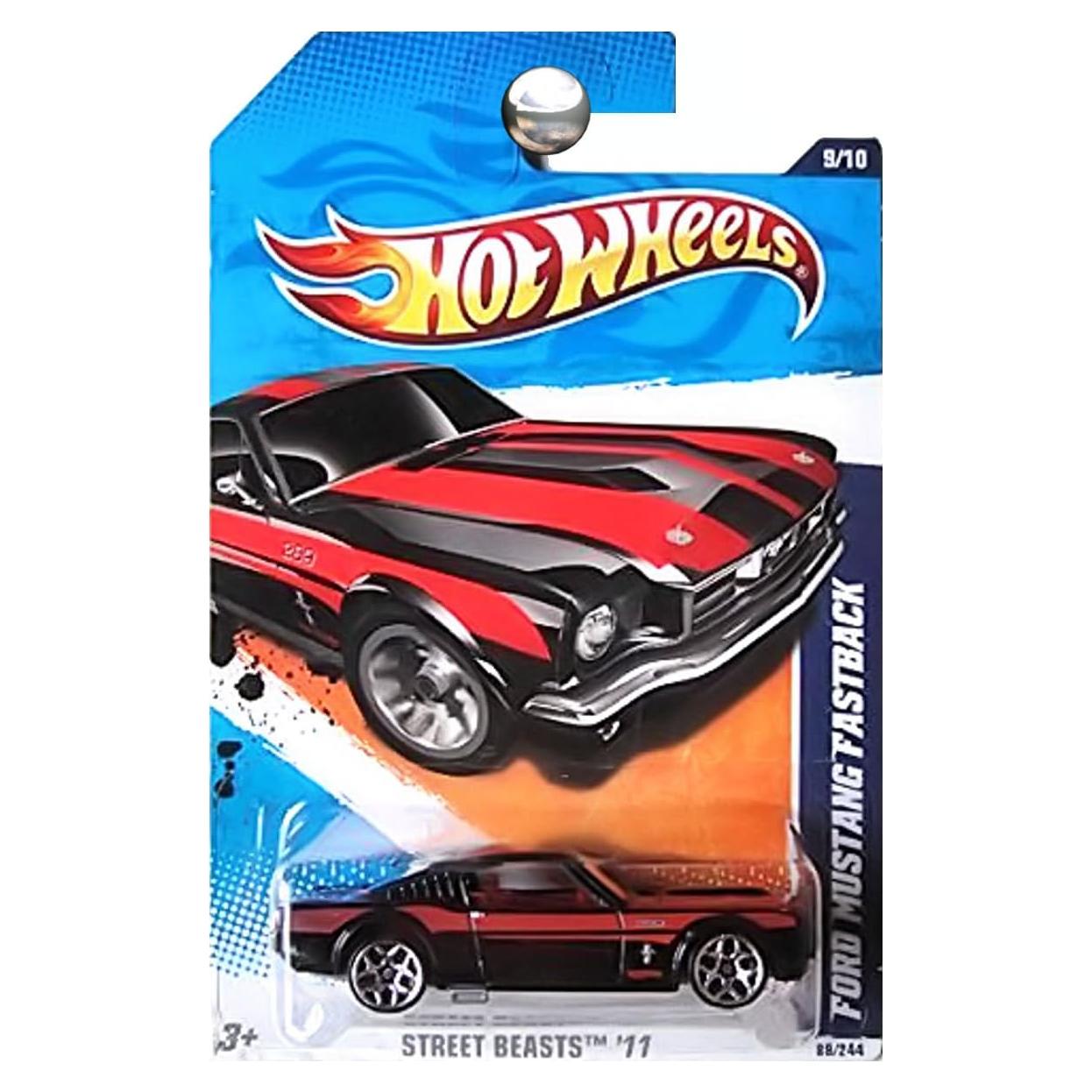 Hot Wheels 11 Ford Mustang Fastback 1:64 Coleccionable
