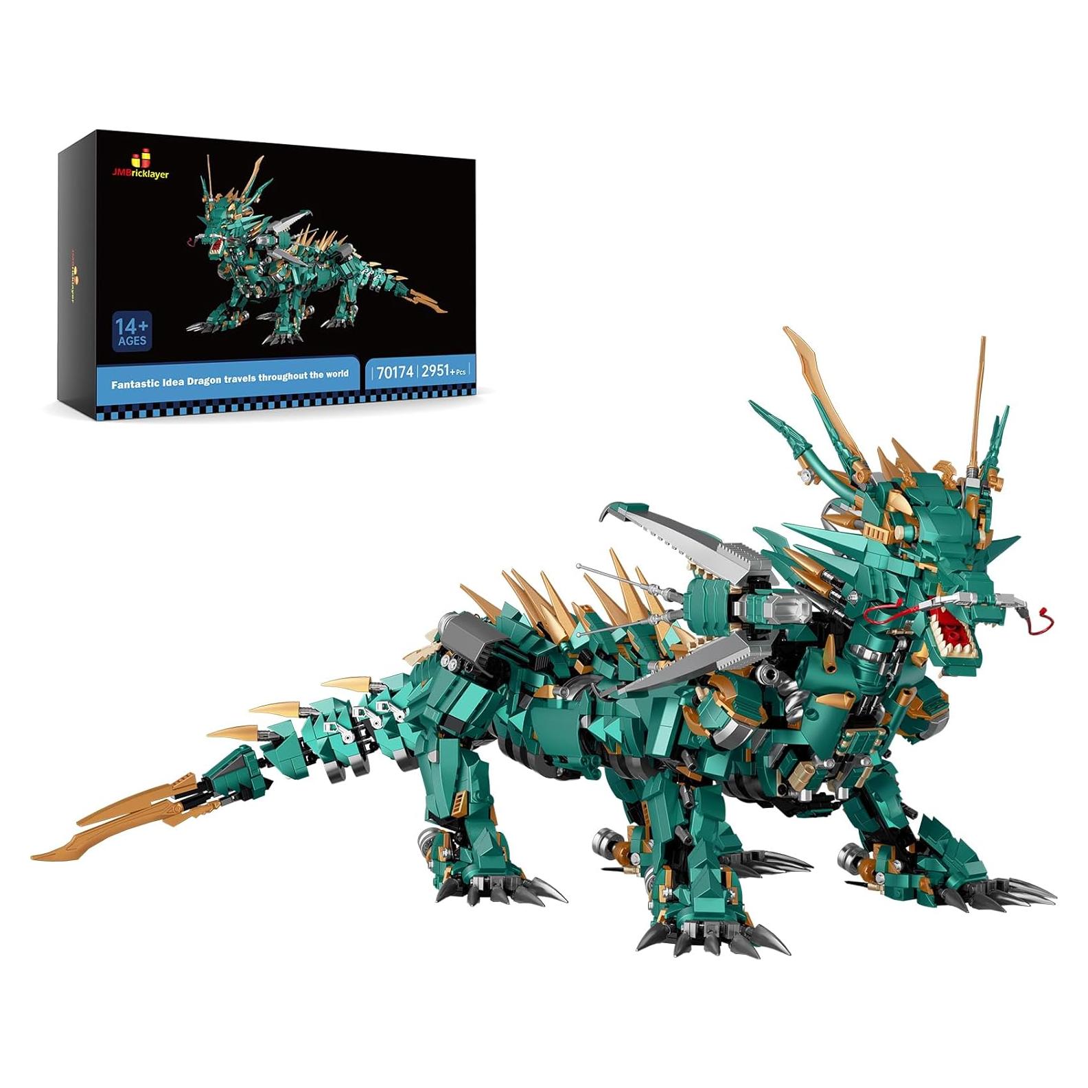 Conjunto de Construcción Dragón Mecánico JMBricklayer 70174