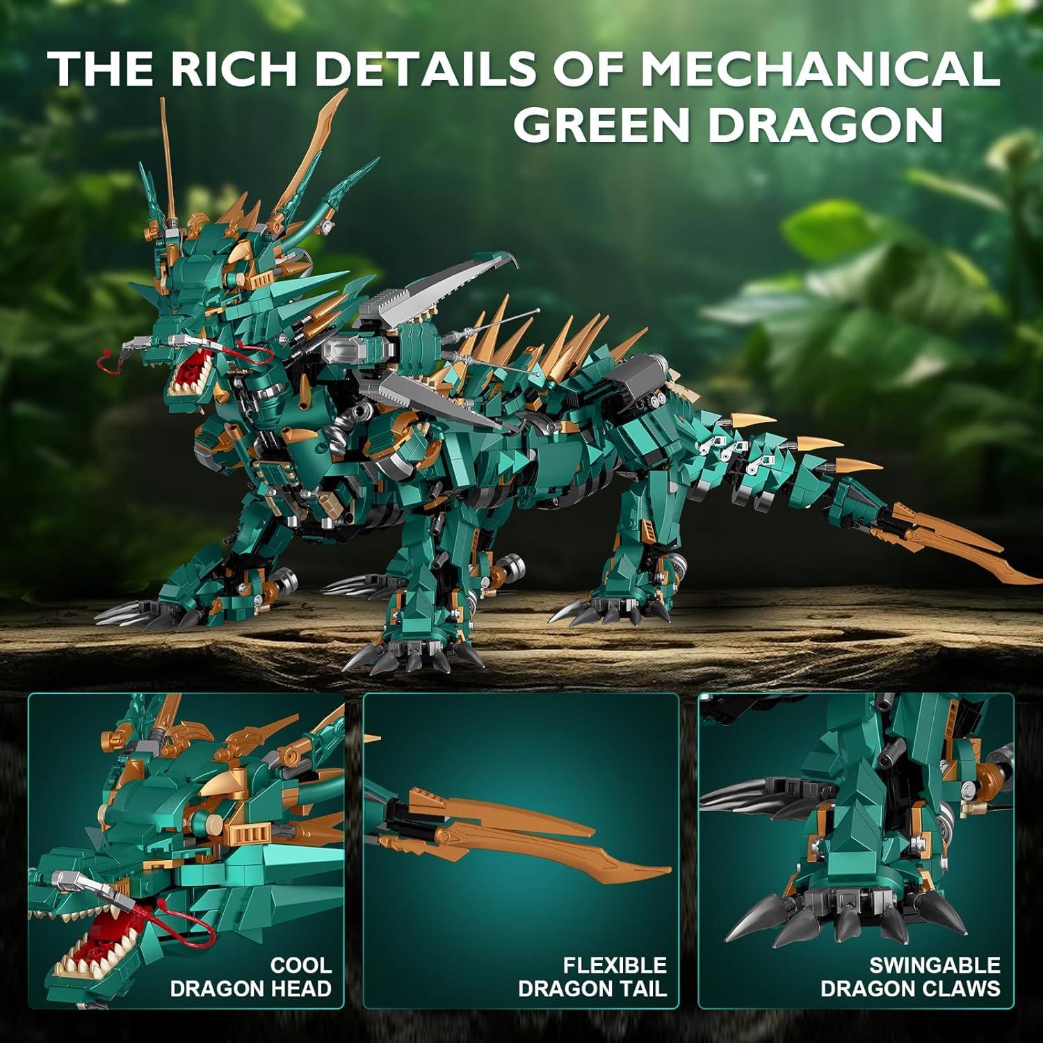 Conjunto de Construcción Dragón Mecánico JMBricklayer 70174