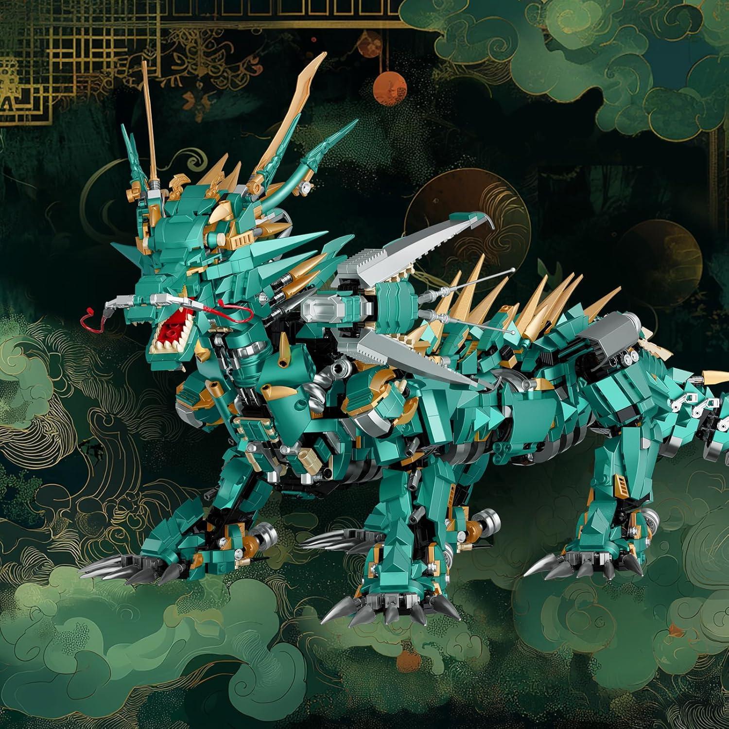 Conjunto de Construcción Dragón Mecánico JMBricklayer 70174