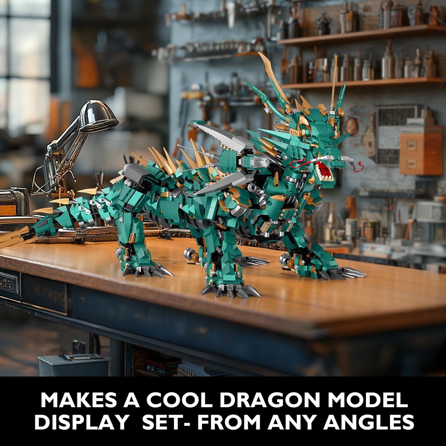 Conjunto de Construcción Dragón Mecánico JMBricklayer 70174