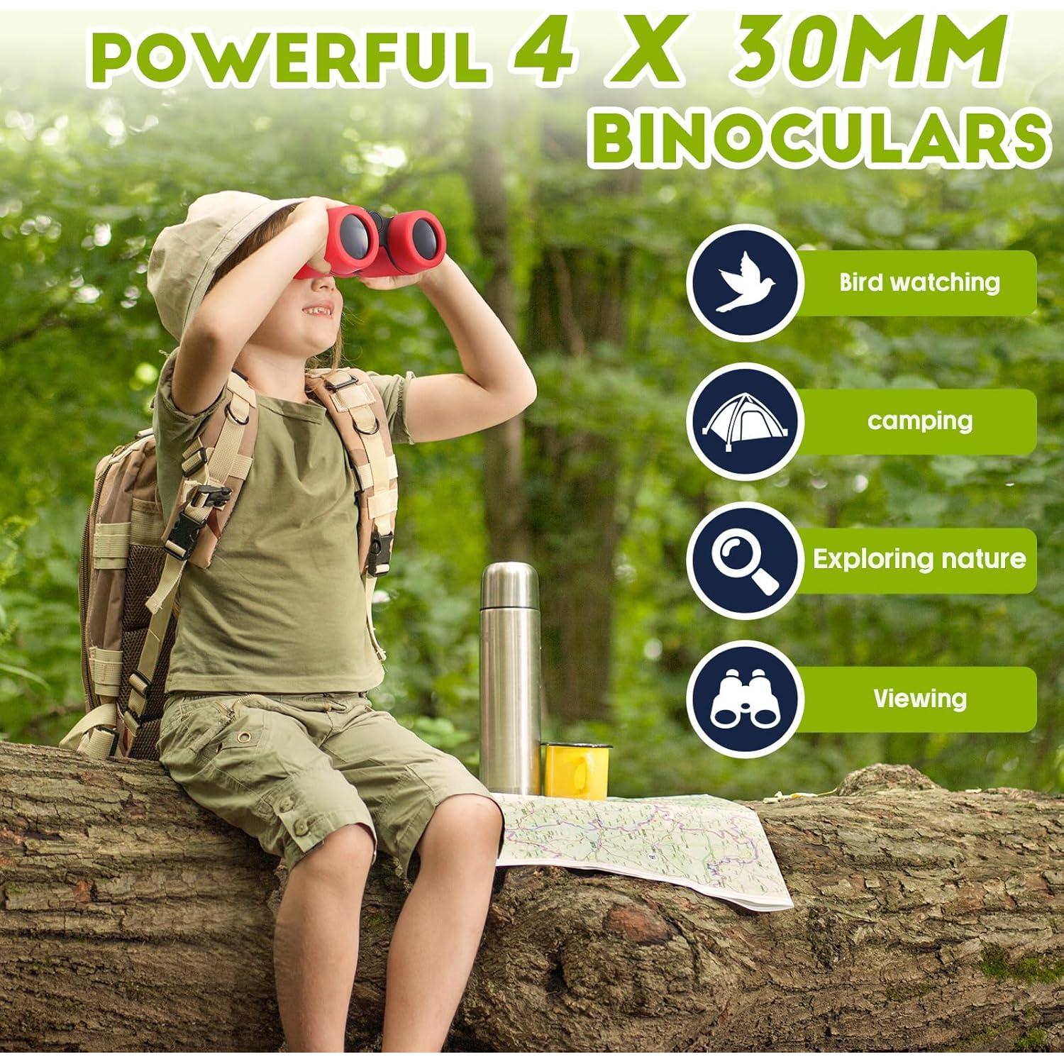 Juego de Binoculares para Niños Liliful - 12 Piezas Alta Resolución