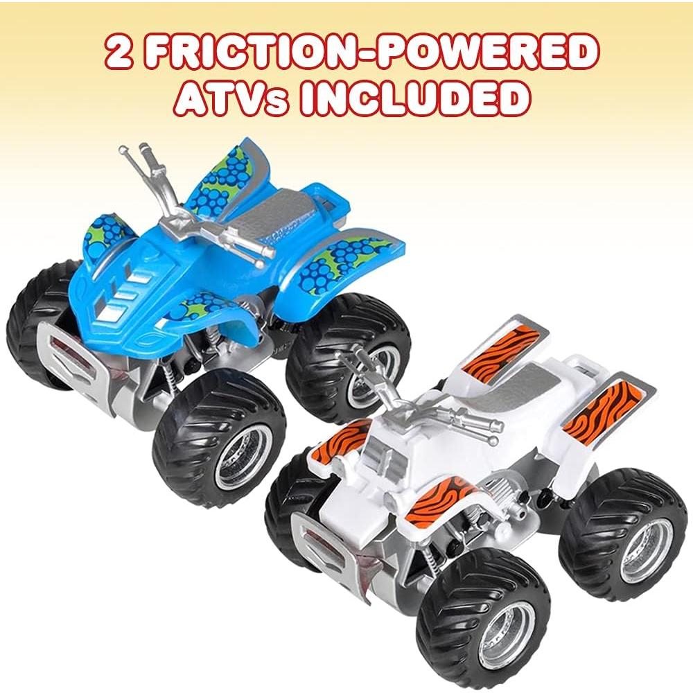 Conjunto de 2 Coches de Juguete ATV Fricción ArtCreativity