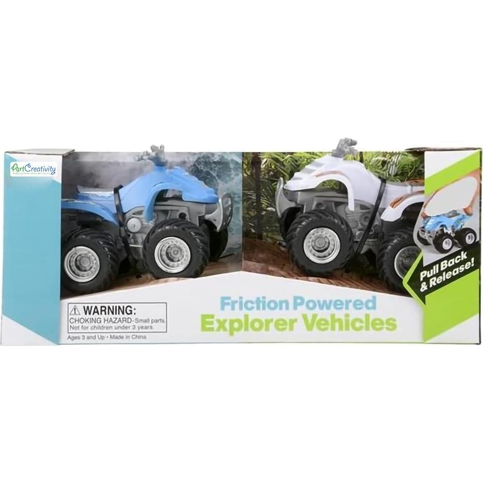 Conjunto de 2 Coches de Juguete ATV Fricción ArtCreativity