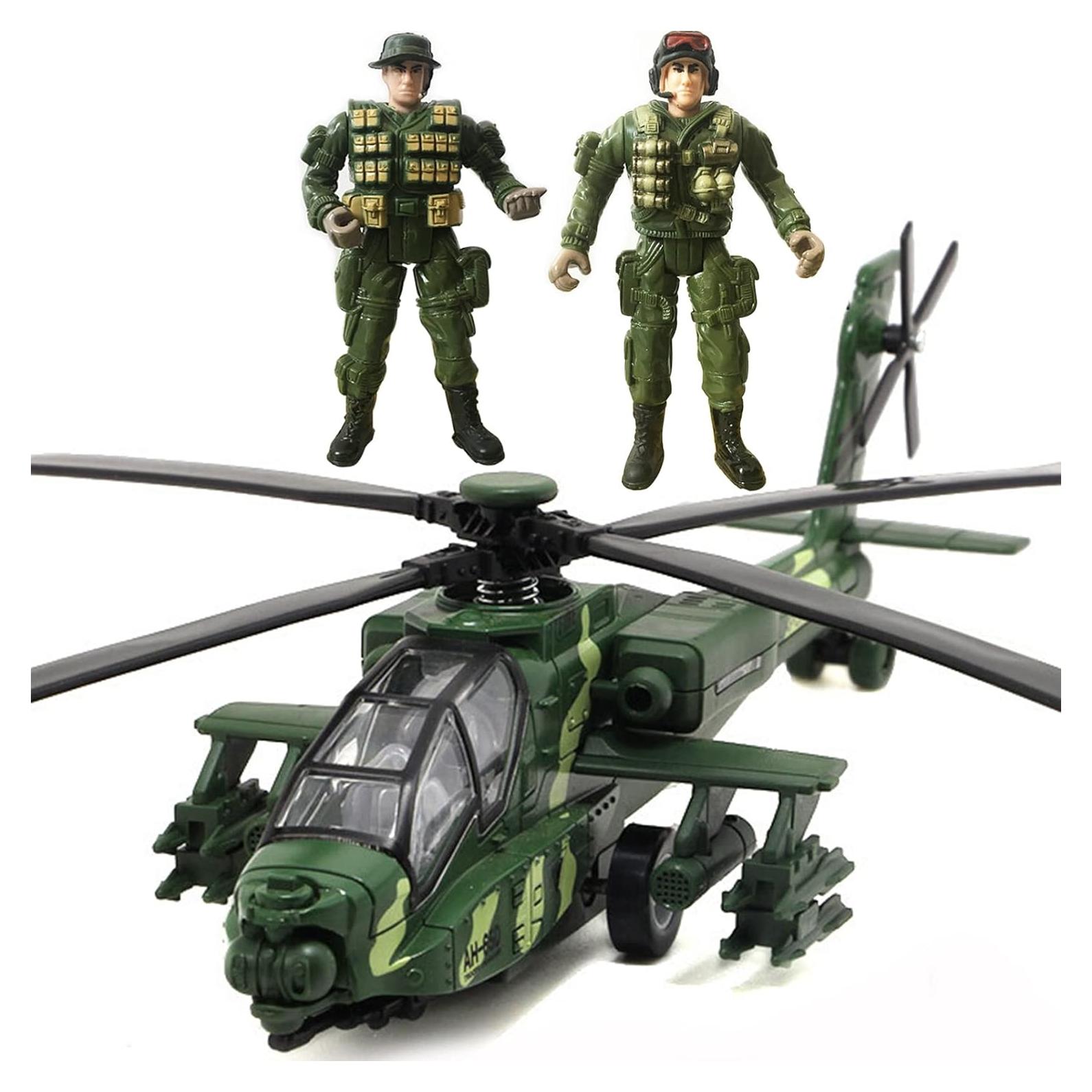 Helicóptero Militar OTONOPI con Luces y Sonidos - 22.1 cm
