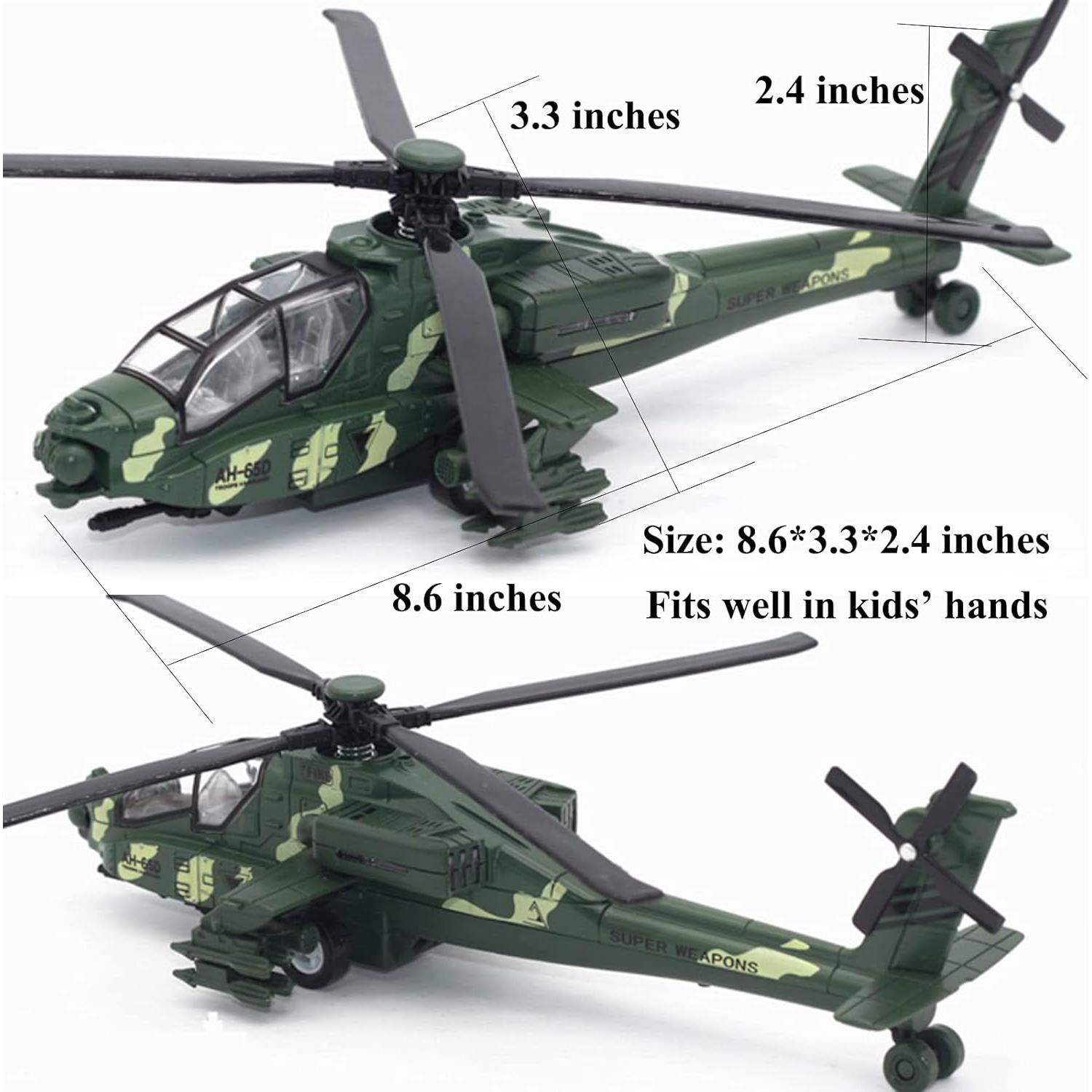 Helicóptero Militar OTONOPI con Luces y Sonidos - 22.1 cm