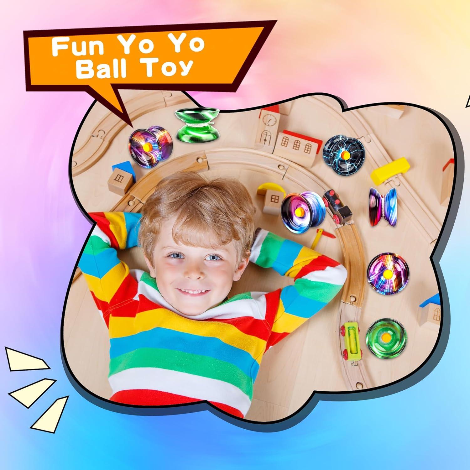 Paquete de 25 Pelotas de Yo-Yo Norcoin Metálicas 5 Colores