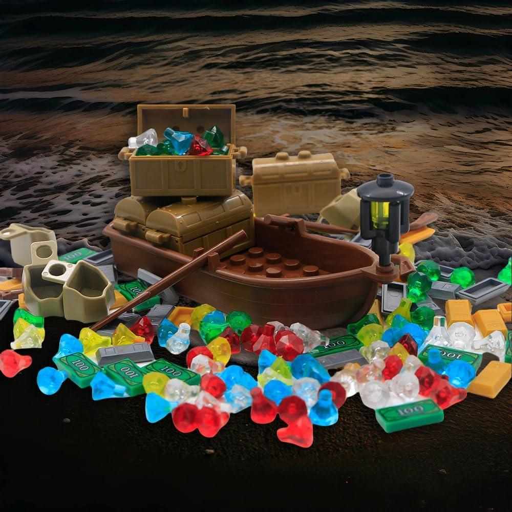 Set de Bloques de Construcción Pirata BroTex - 172 Piezas