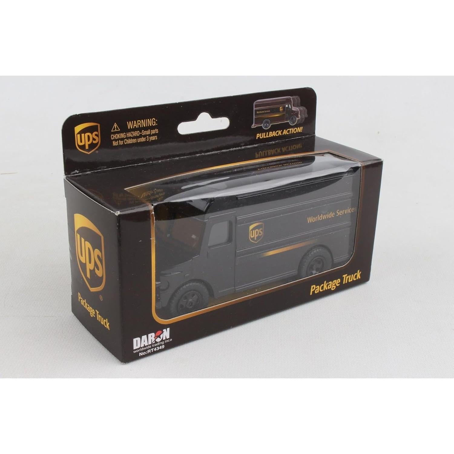 Camión de Paquete Pullback Daron UPS 14x5x6.4cm