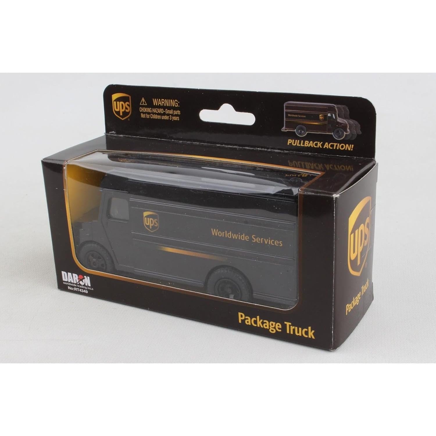 Camión de Paquete Pullback Daron UPS 14x5x6.4cm