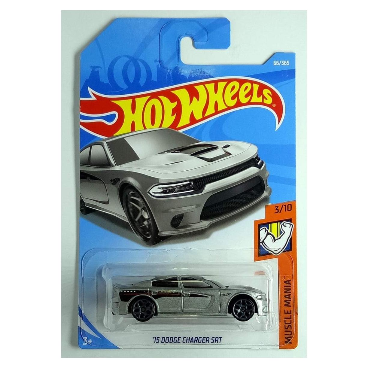 Hot Wheels 2018 Dodge Charger SRT Muscle Mania 1:64 Plata