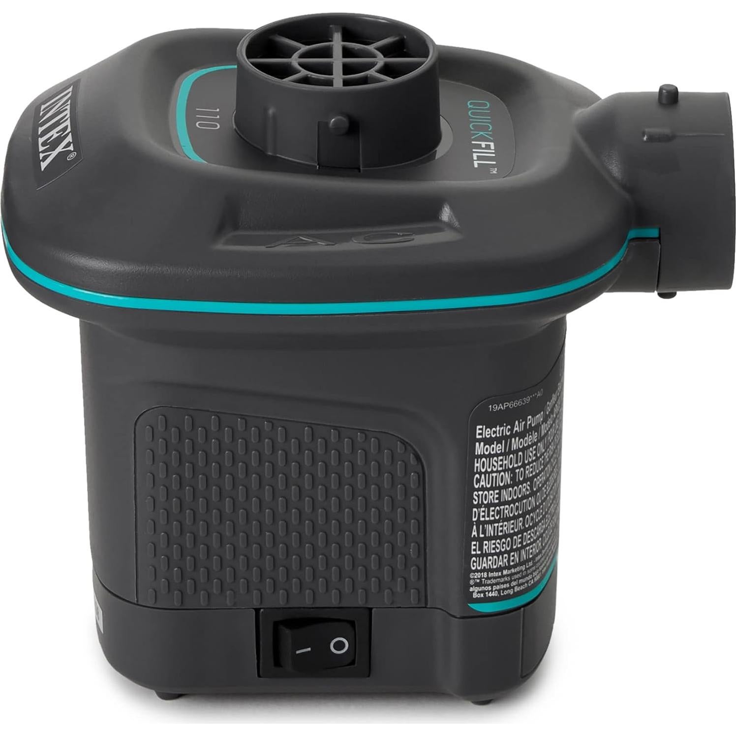 Bomba de Aire Eléctrica Intex QuickFill 650 L/min Inflador