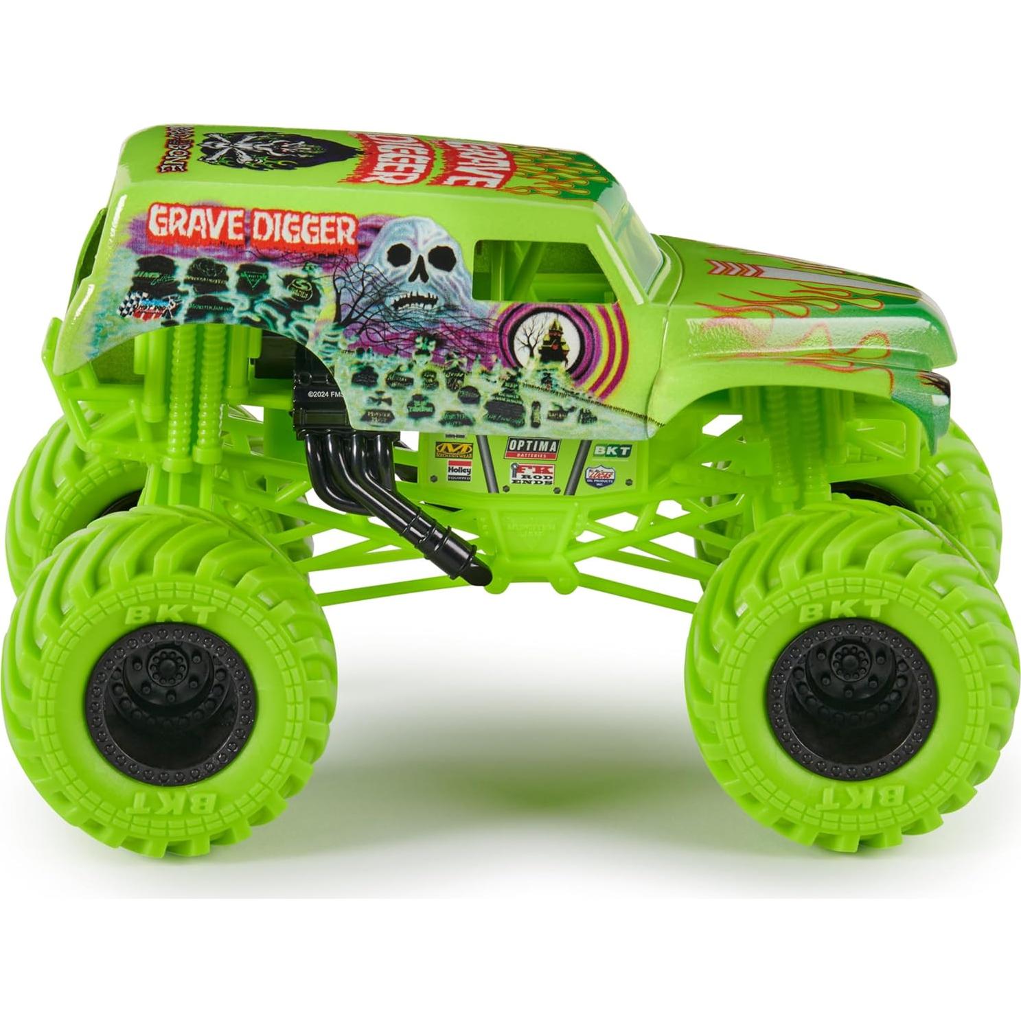 Camión Monstruo Die-Cast Monster Jam Grave Digger 1:24