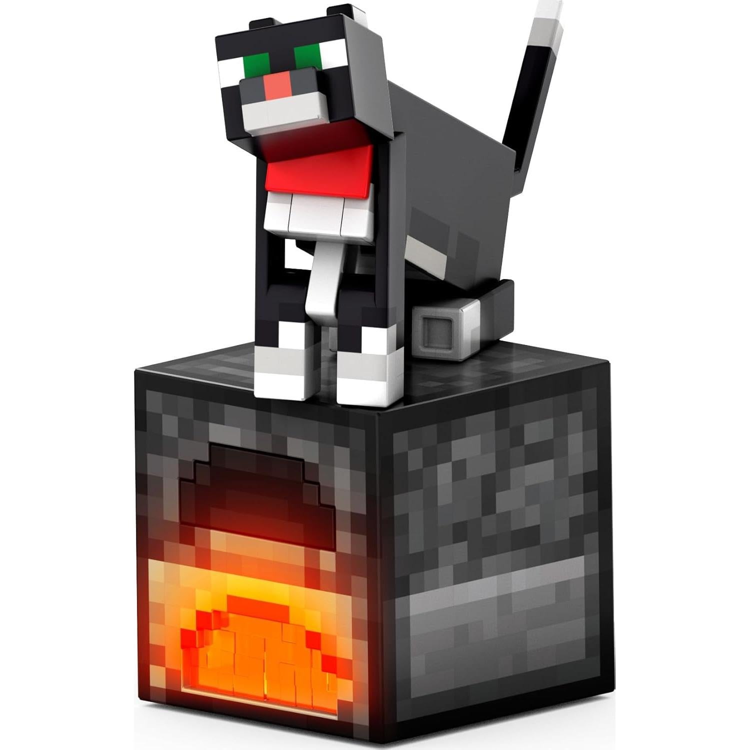 Figura de acción Mattel Minecraft Gato de Esmoquin 13.97 cm