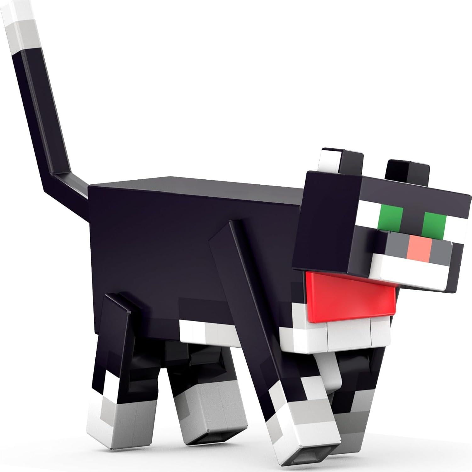Figura de acción Mattel Minecraft Gato de Esmoquin 13.97 cm
