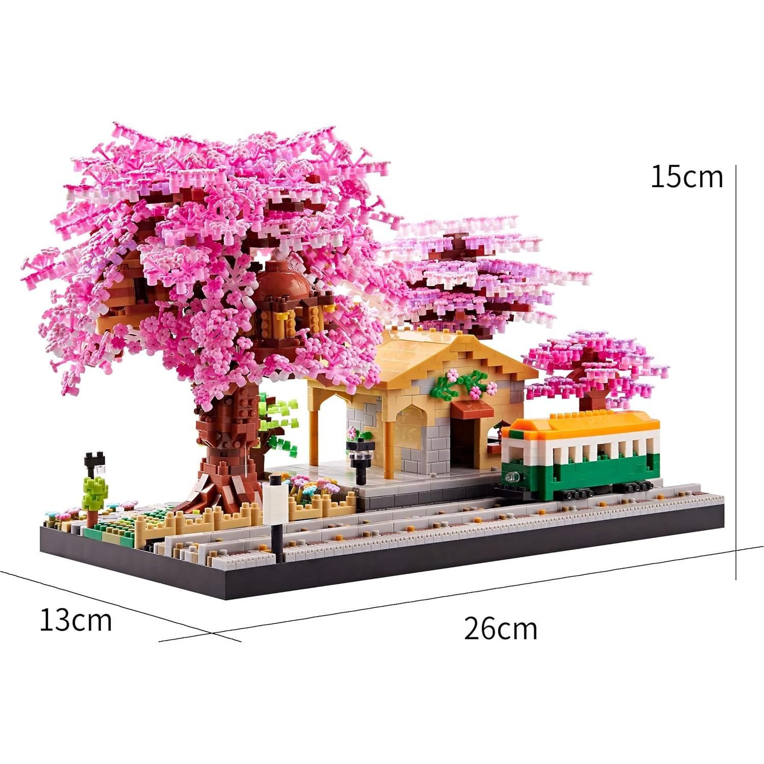 Conjunto de Bloques de Construcción Mini KLMEi 8016 Flor de Cerezo