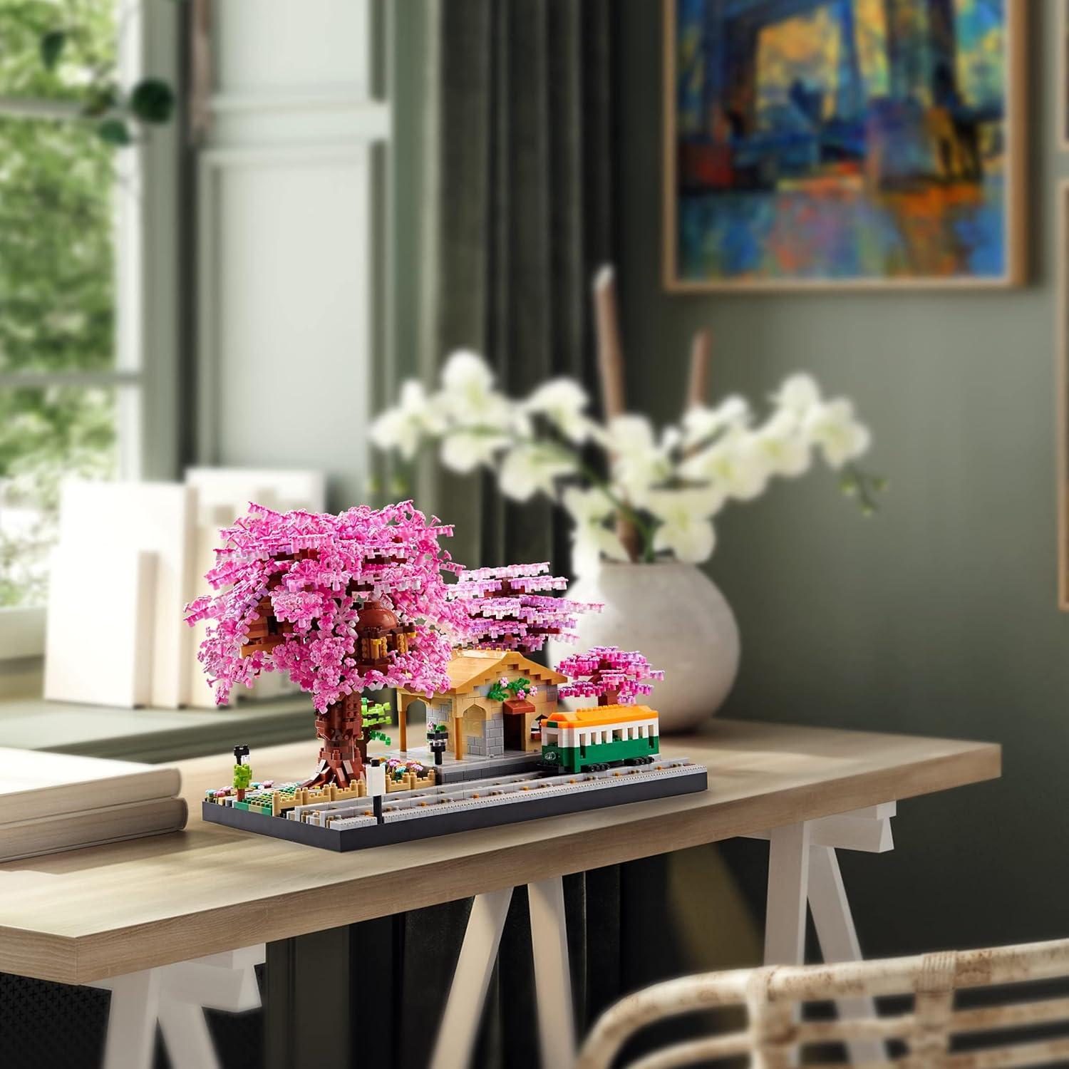 Conjunto de Bloques de Construcción Mini KLMEi 8016 Flor de Cerezo