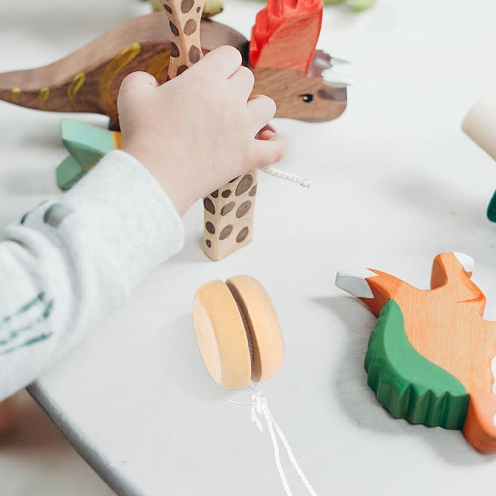 Yoyo de Madera DECHOUS 15pcs para Manualidades Niños