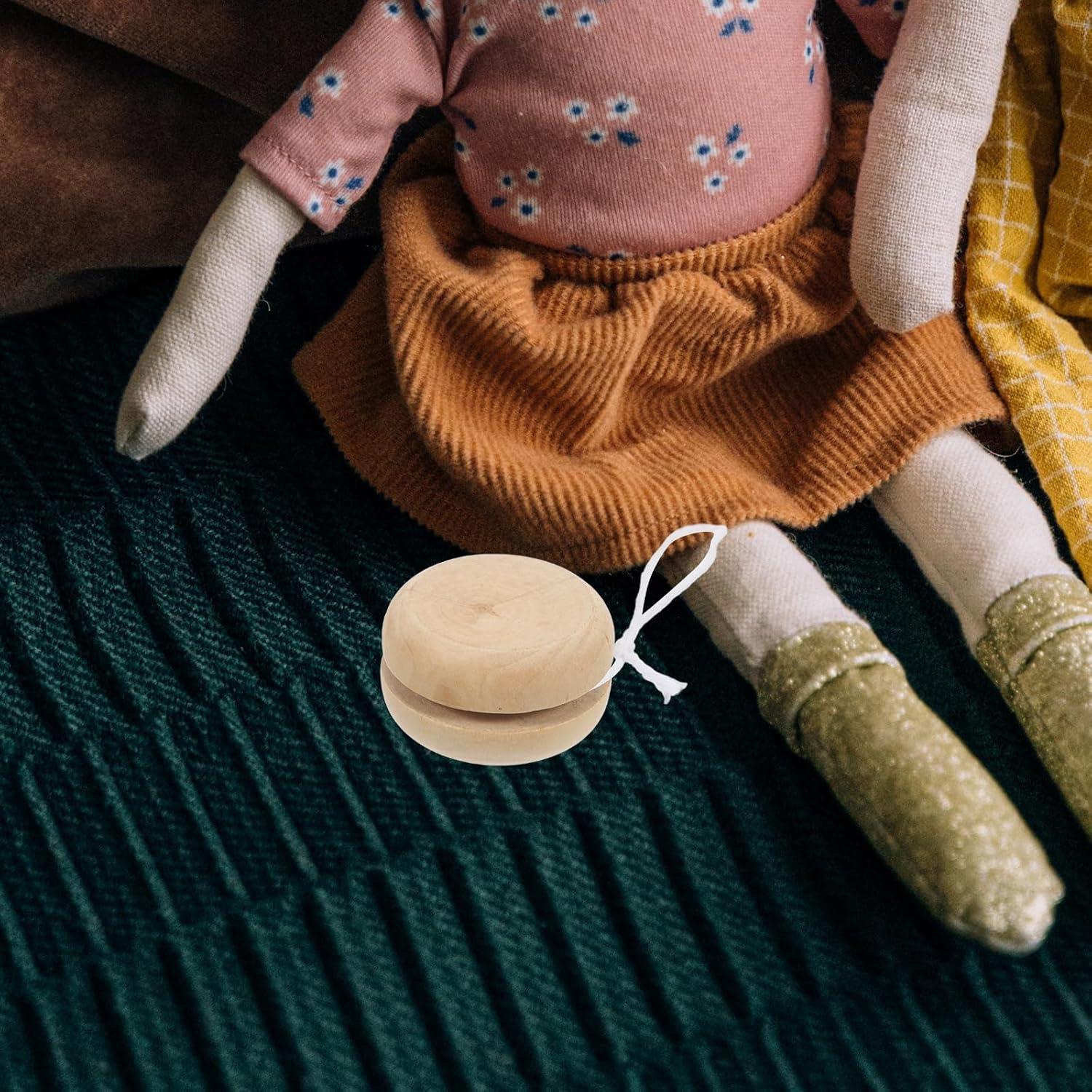 Yoyo de Madera DECHOUS 15pcs para Manualidades Niños