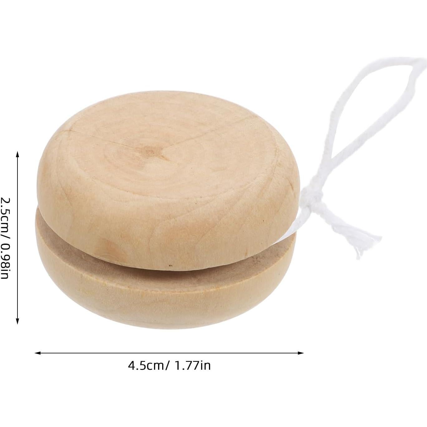 Yoyo de Madera DECHOUS 15pcs para Manualidades Niños