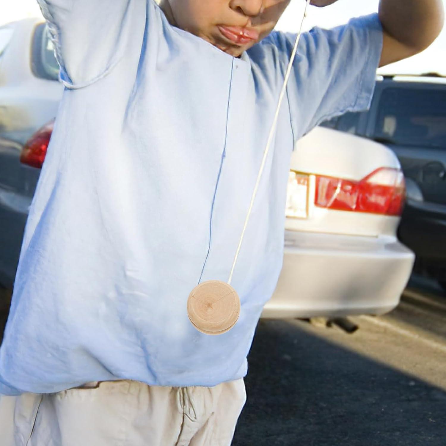 Yoyo de Madera DECHOUS 15pcs para Manualidades Niños