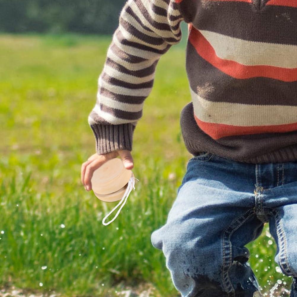 Yoyo de Madera DECHOUS 15pcs para Manualidades Niños