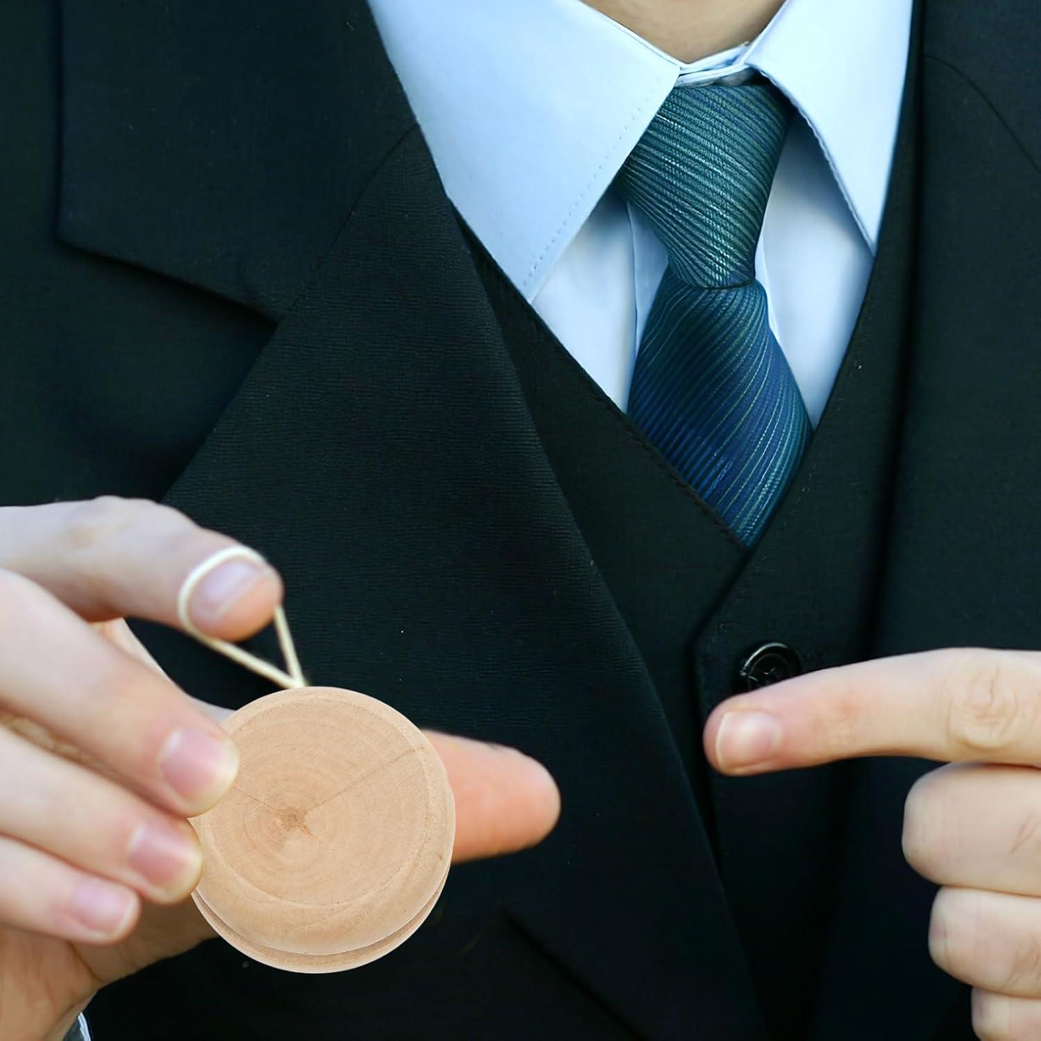 Yoyo de Madera DECHOUS 15pcs para Manualidades Niños