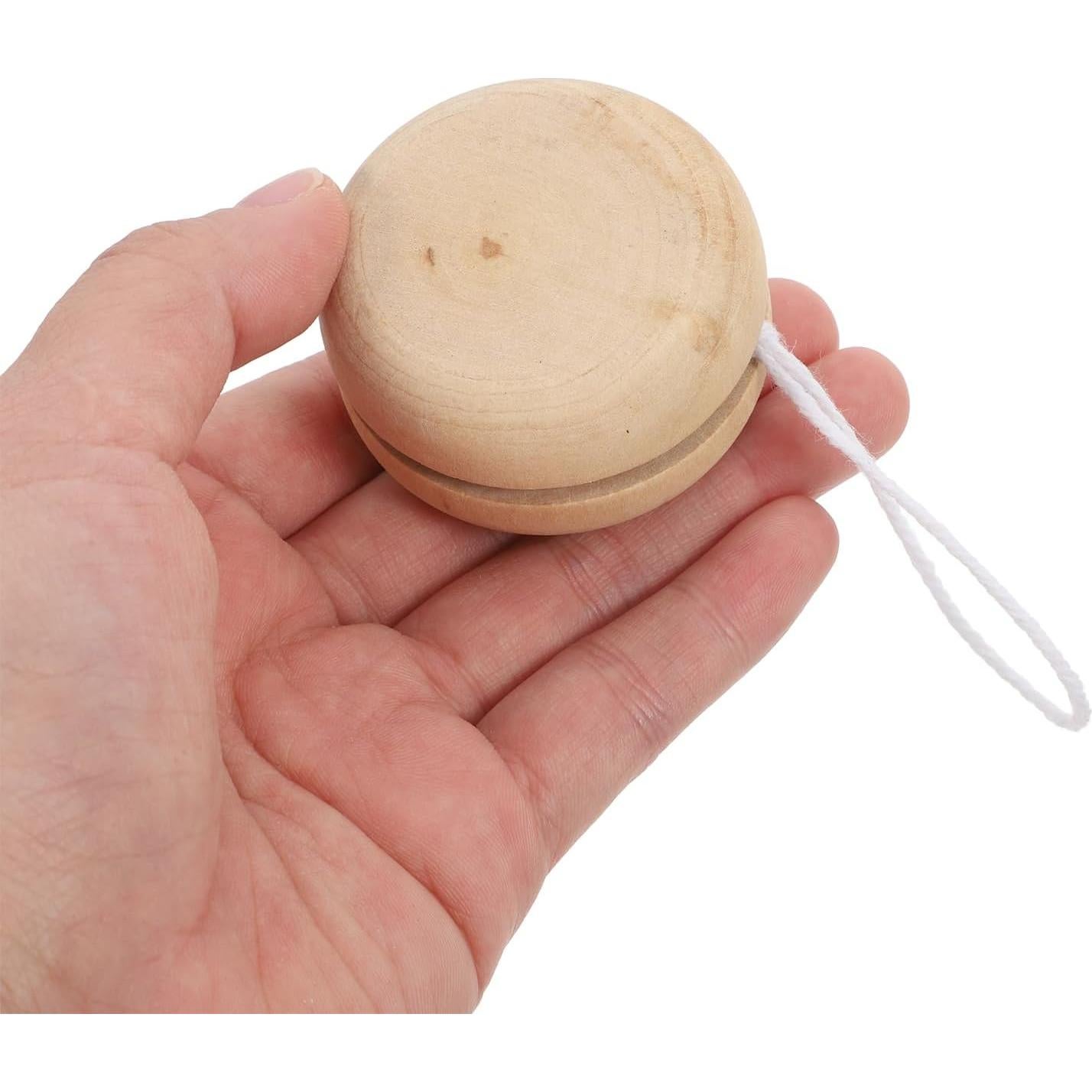 Yoyo de Madera DECHOUS 15pcs para Manualidades Niños