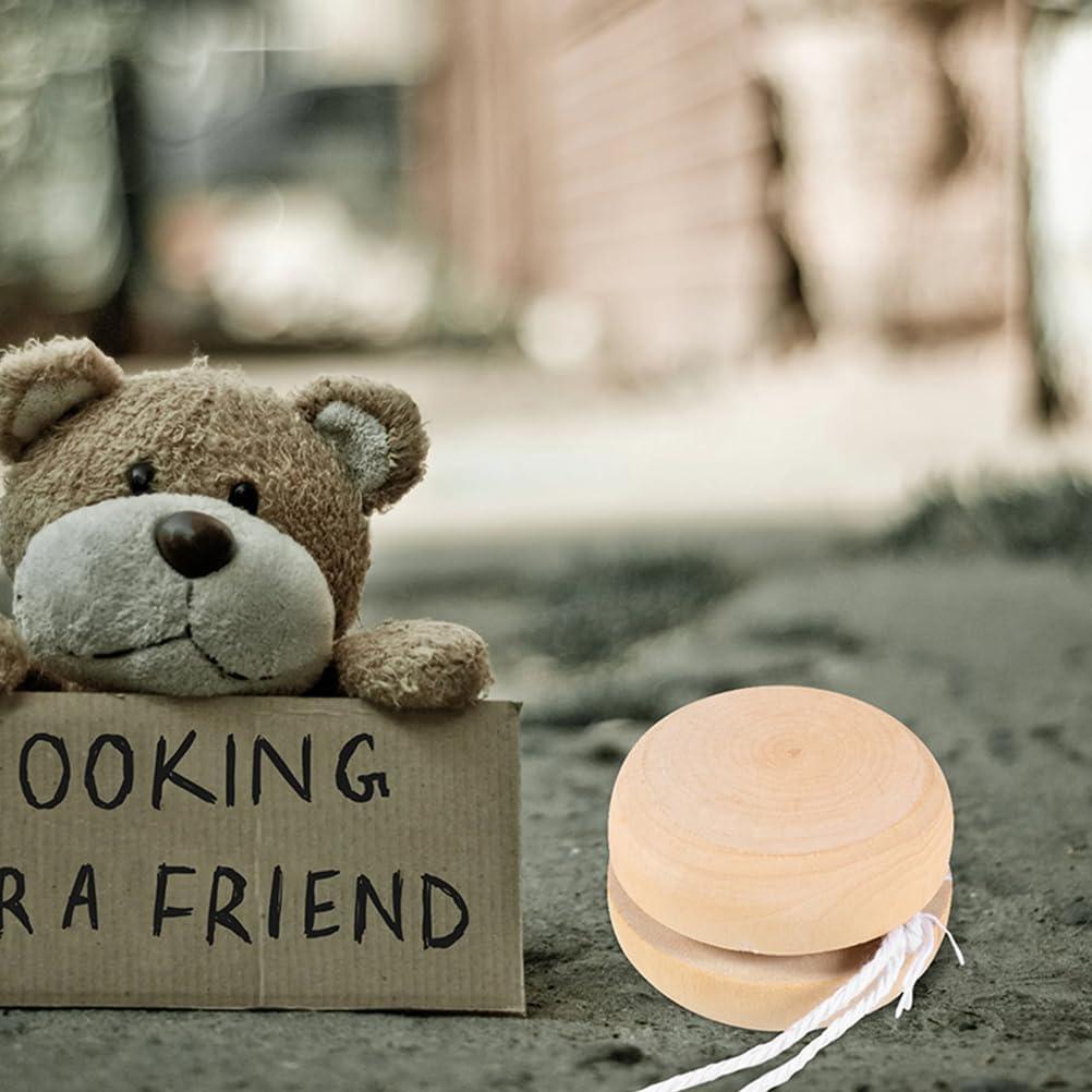 Yoyo de Madera DECHOUS 15pcs para Manualidades Niños