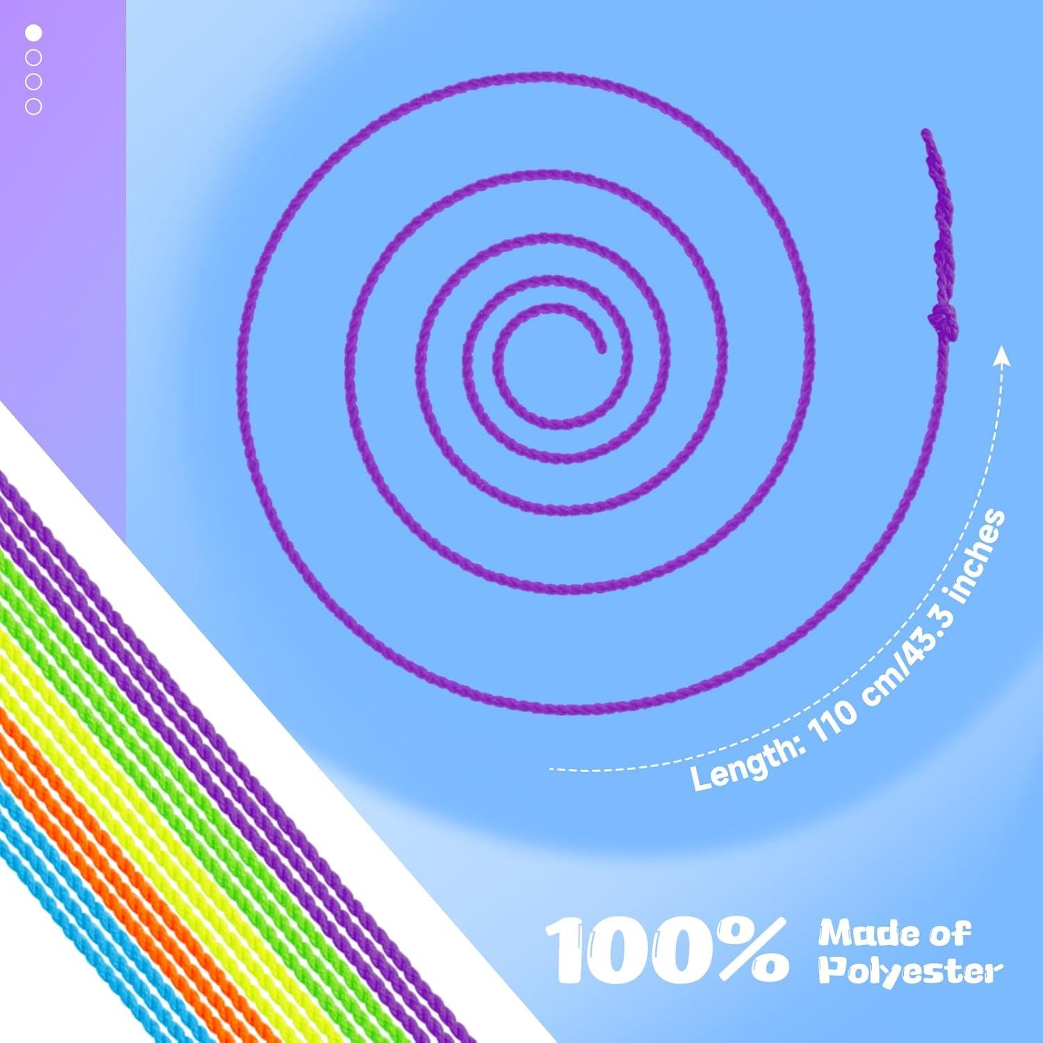 Paquete de 25 Cuerdas de Yoyo CHEE MONG - Poliester 110 cm