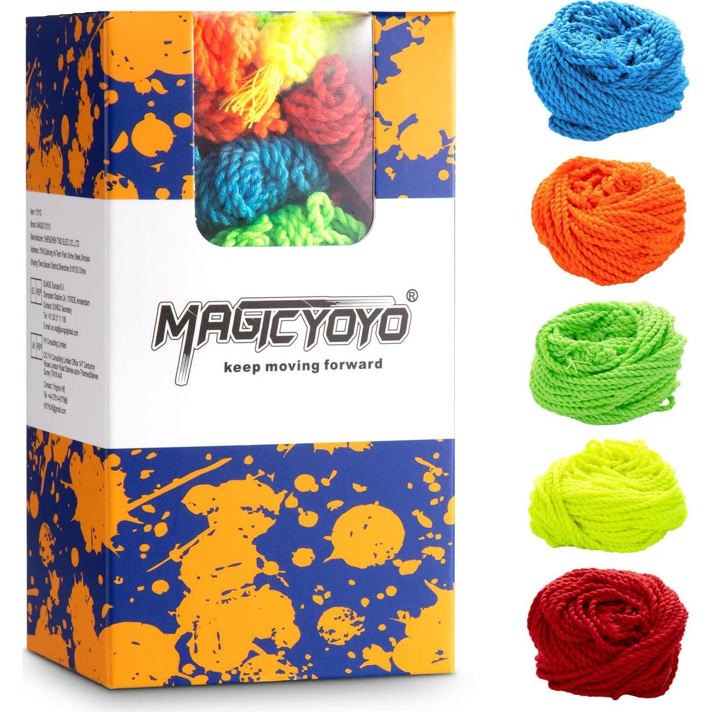 Cuerdas de Yoyo YOSTAR 50 Piezas 100% Poliester Colores