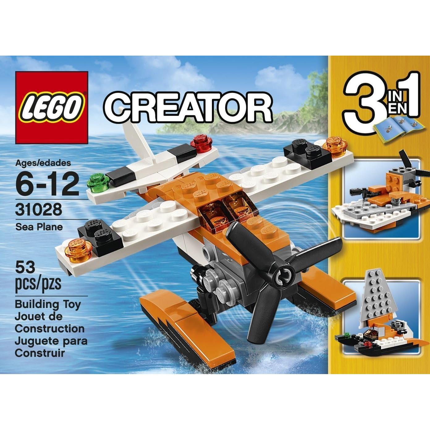 LEGO Creator Hidroavión 3-en-1 con Flotadores y Hélice
